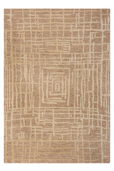 Alfombra abstracta con aspecto de lana Elliot