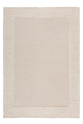 Alfombra Lana Neutra Rue Plait