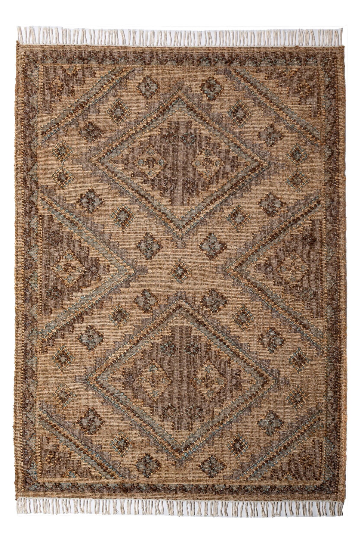 Alfombra de yute mezclado Orin Vintage
