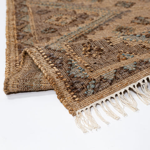 Alfombra de yute mezclado Orin Vintage