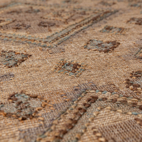 Alfombra de yute mezclado Orin Vintage