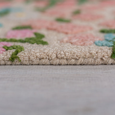 Alfombra Floral Lana Emilia