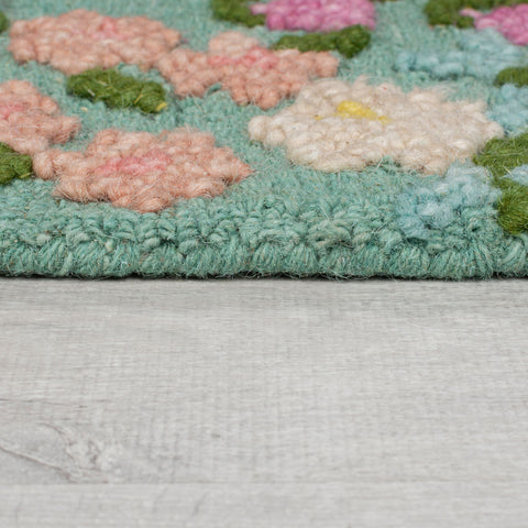 Alfombra Floral Lana Emilia