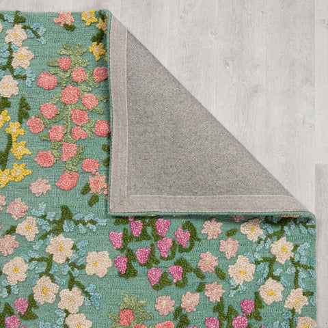 Alfombra Floral Lana Emilia