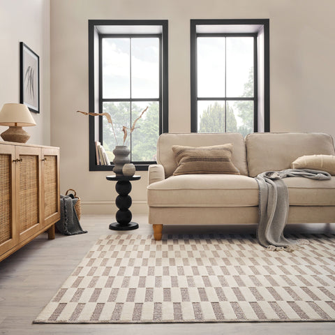 Alfombra Geométrica Lavable Marlowe