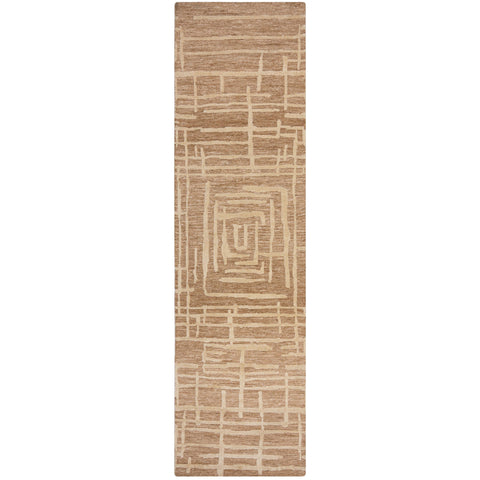 Alfombra abstracta con aspecto de lana Elliot