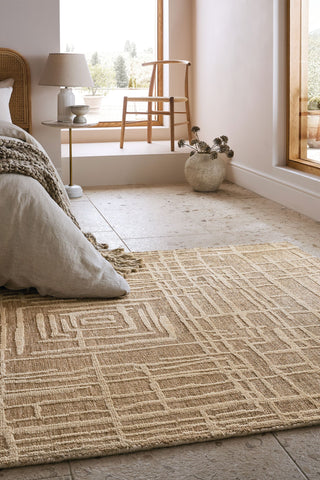 Alfombra abstracta con aspecto de lana Elliot