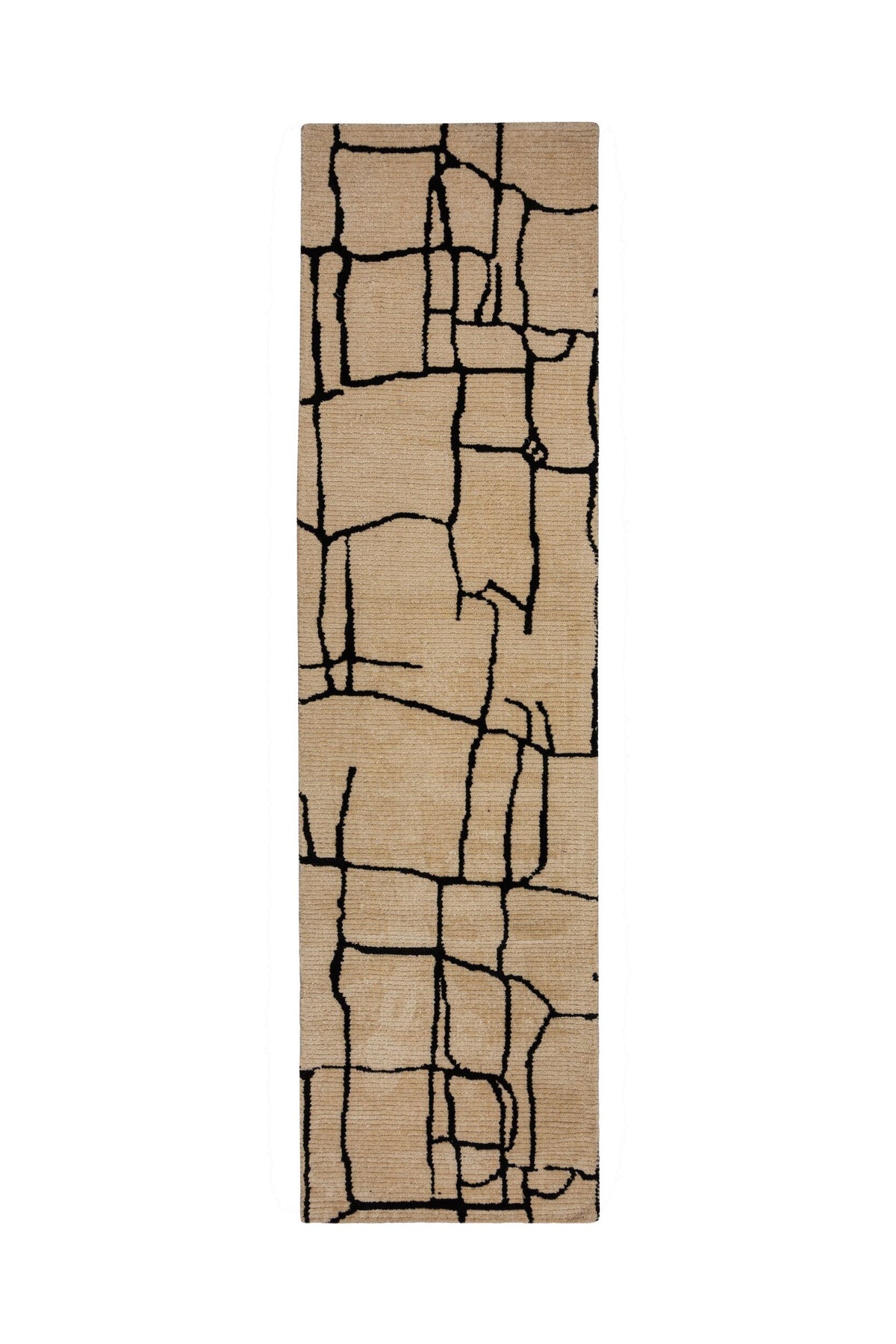 Alfombra abstracta con aspecto de lana Theo