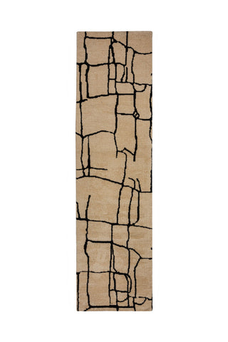 Alfombra abstracta con aspecto de lana Theo
