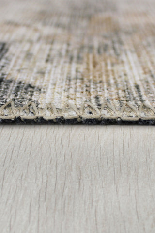 Alfombra Vintage Abstracta Lavable Lila