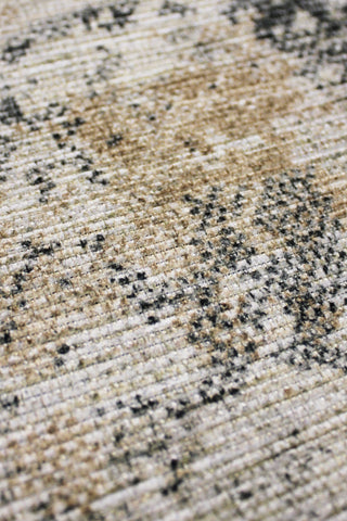 Alfombra Vintage Abstracta Lavable Lila