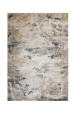 Alfombra Vintage Abstracta Lavable Lila