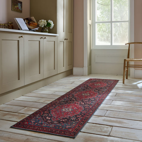Alfombra Vintage Lavable Medallón