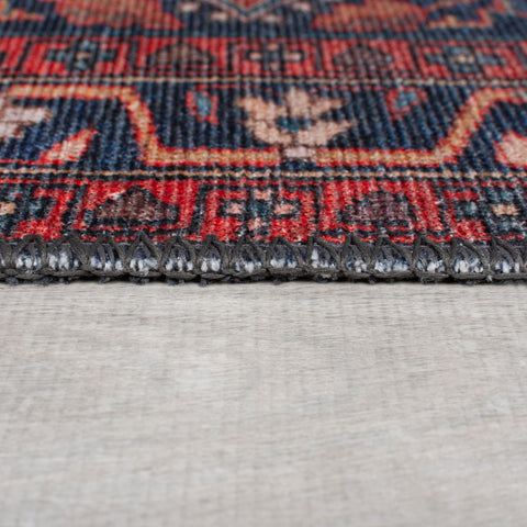 Alfombra Vintage Lavable Medallón