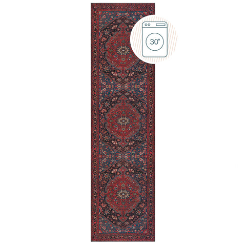 Alfombra Vintage Lavable Medallón