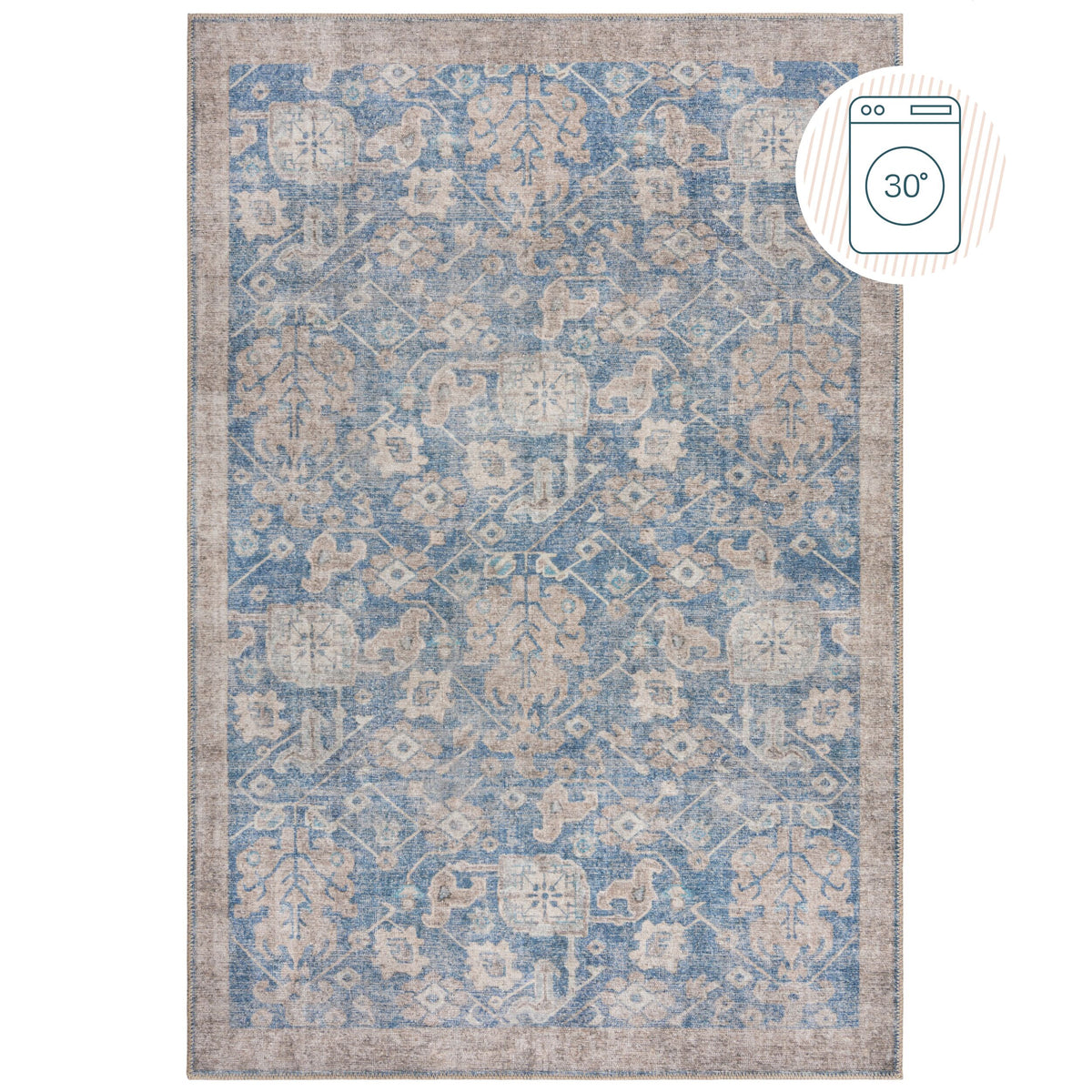Alfombra Vintage Lavable Orelia