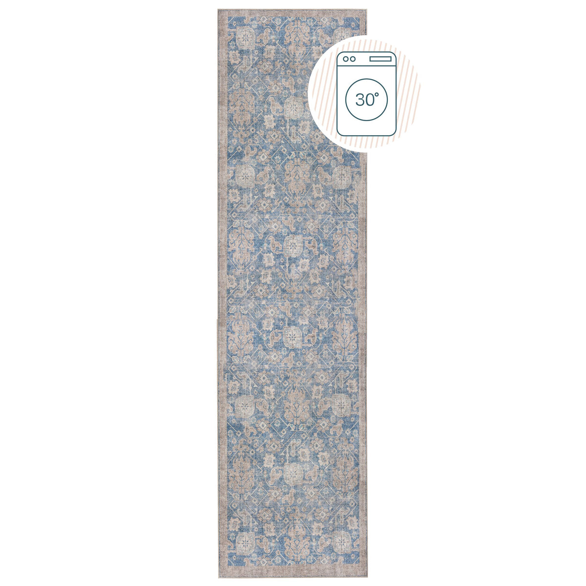 Alfombra Vintage Lavable Orelia