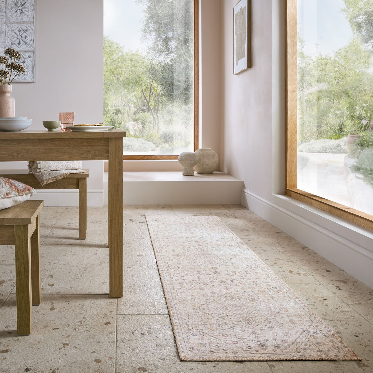 Alfombra Vintage Lavable Teo