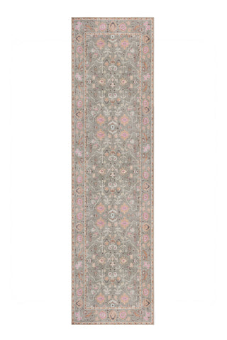 Alfombra Floral Vintage Lavable