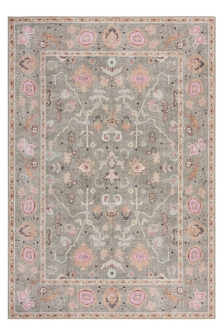 Alfombra Floral Vintage Lavable