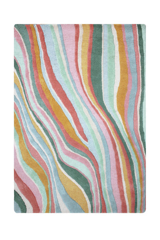 Alfombra abstracta Lana Flow