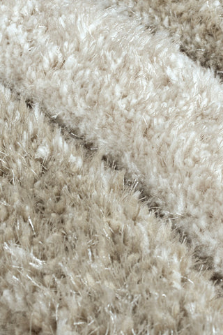 Alfombra peluda tallada en terciopelo