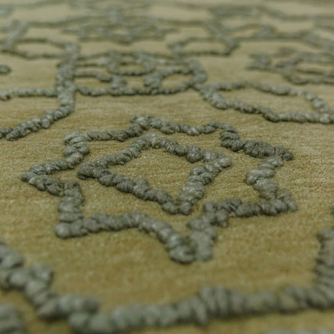 Alfombra de mezcla de lana Sable Vintage