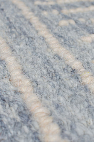 Alfombra abstracta de lana a cuadros Lana