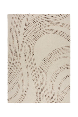 Alfombra abstracta de lana Lana Swirl