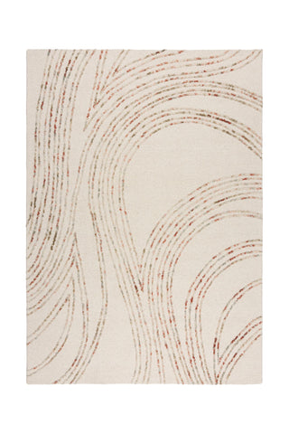 Alfombra abstracta de lana Lana Swirl