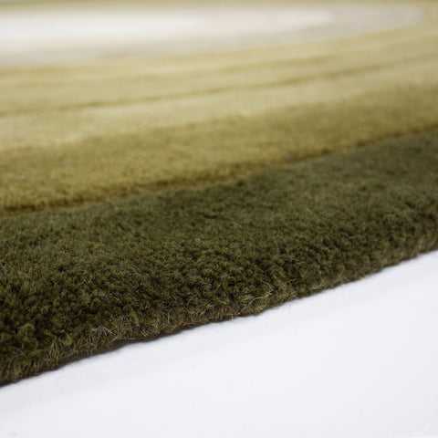 Alfombra de lana en forma de charco Lana Ombre