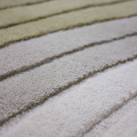 Alfombra de lana en forma de charco Lana Ombre