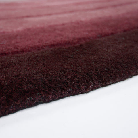 Alfombra de lana en forma de charco Lana Ombre