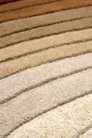 Alfombra de lana en forma de charco Lana Ombre