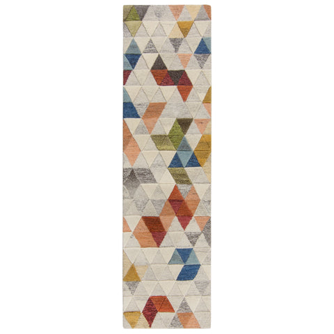 Alfombra Geométrica Multi Lana Amari