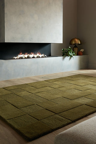 Alfombra moderna Lana damero
