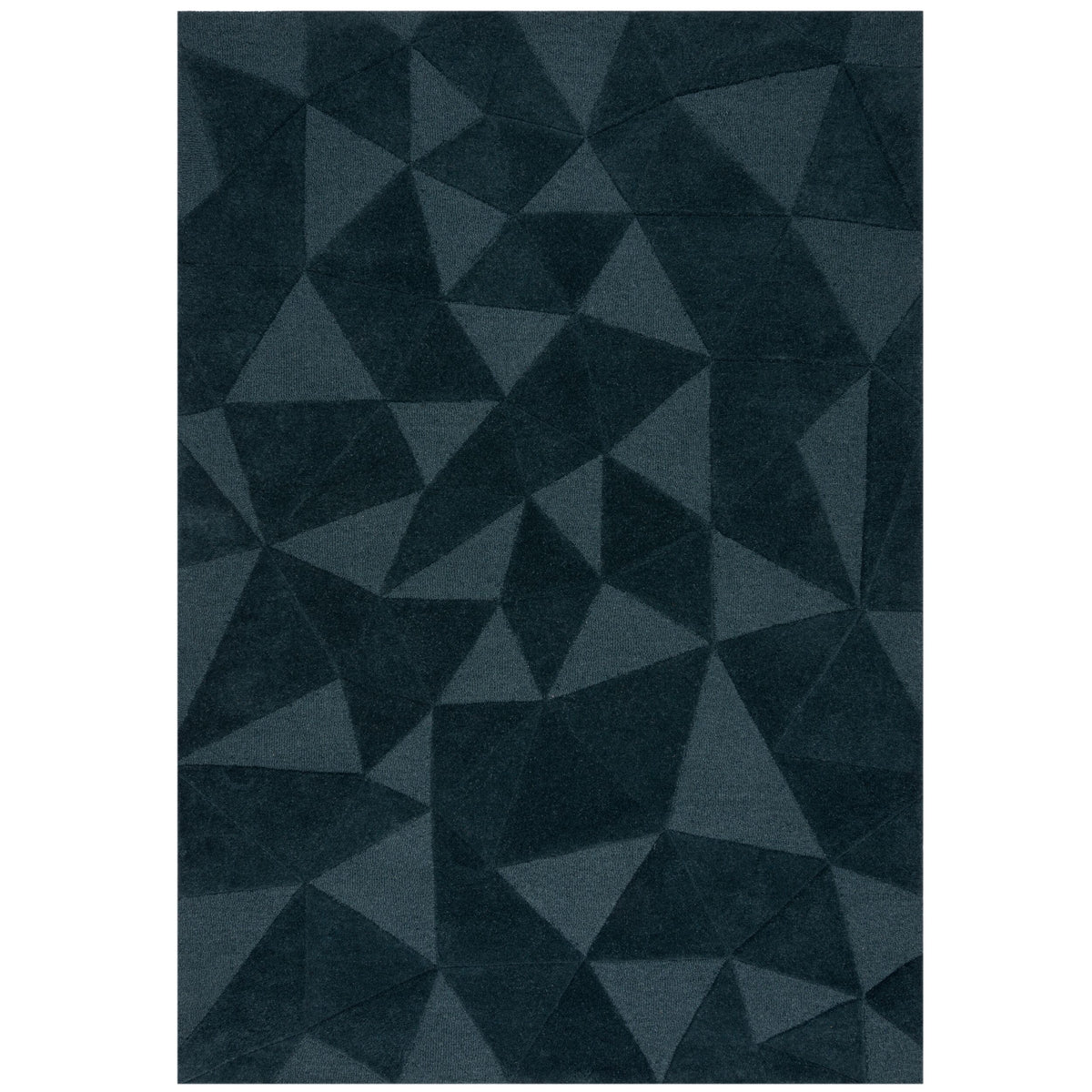 Alfombra Shard de Lana con Diseño Geométrico