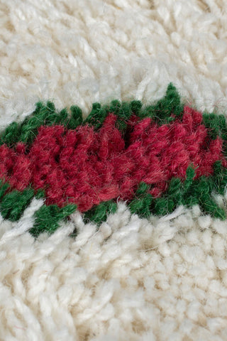 Alfombra peluda de lana Lana de Fes