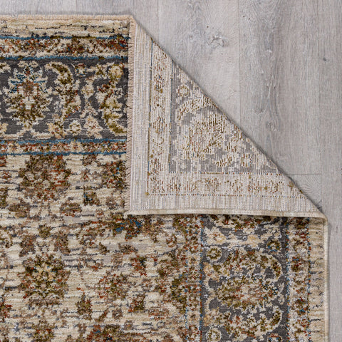 Alfombra reciclada de bordes tradicionales Zetta