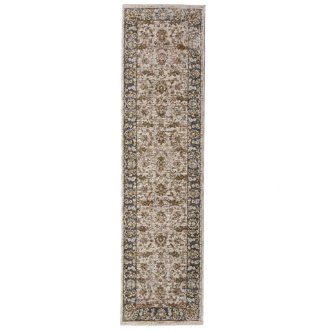 Alfombra reciclada de bordes tradicionales Zetta