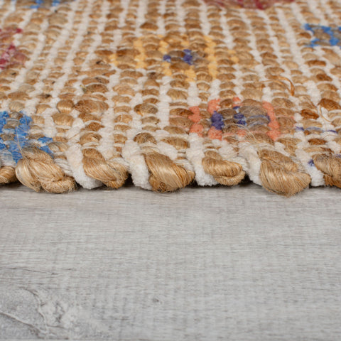 Alfombra de yute estampado Taylor Patchwork