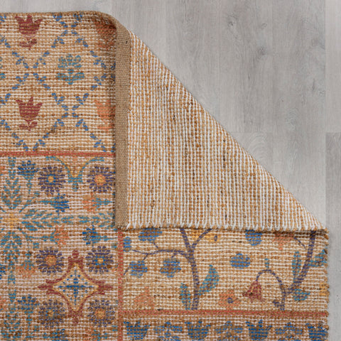 Alfombra de yute estampado Taylor Patchwork