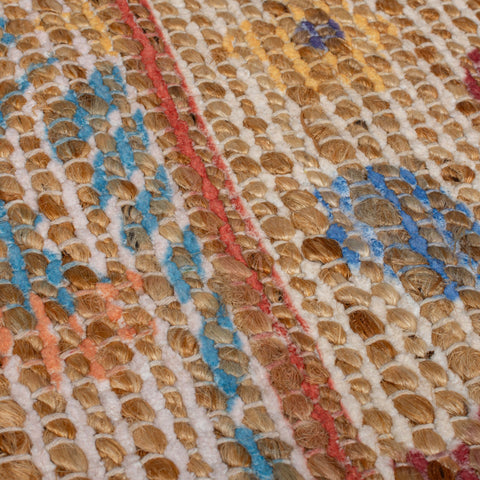 Alfombra de yute estampado Taylor Patchwork