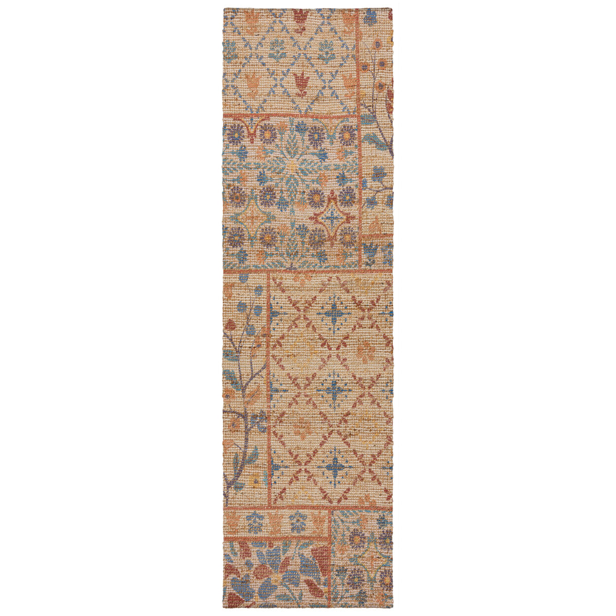Alfombra de yute estampado Taylor Patchwork