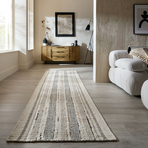 Alfombra Veya Stripe de mezcla de lana
