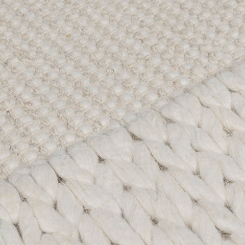 Alfombra Lana Neutra Rue Plait