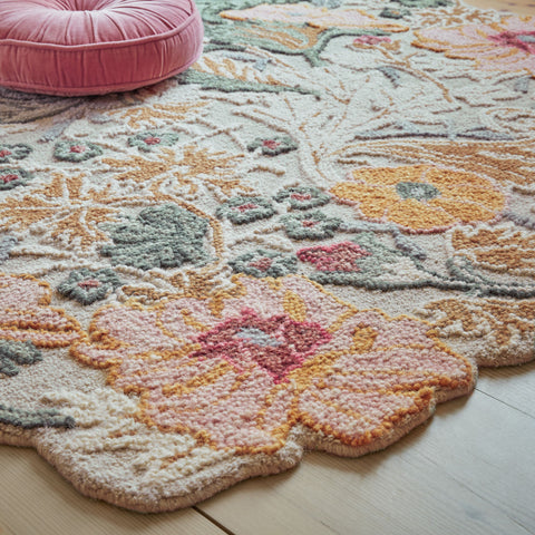 Alfombra de Lana Floral Daphne