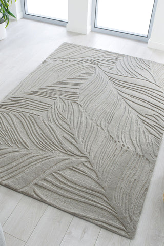 Alfombra de Lana tejida a Mano Lino Leaf