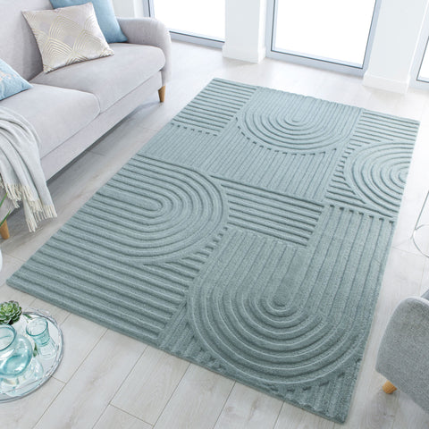 Alfombra moderna de lana Zen Garden