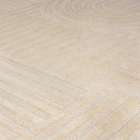 Alfombra moderna de lana Zen Garden